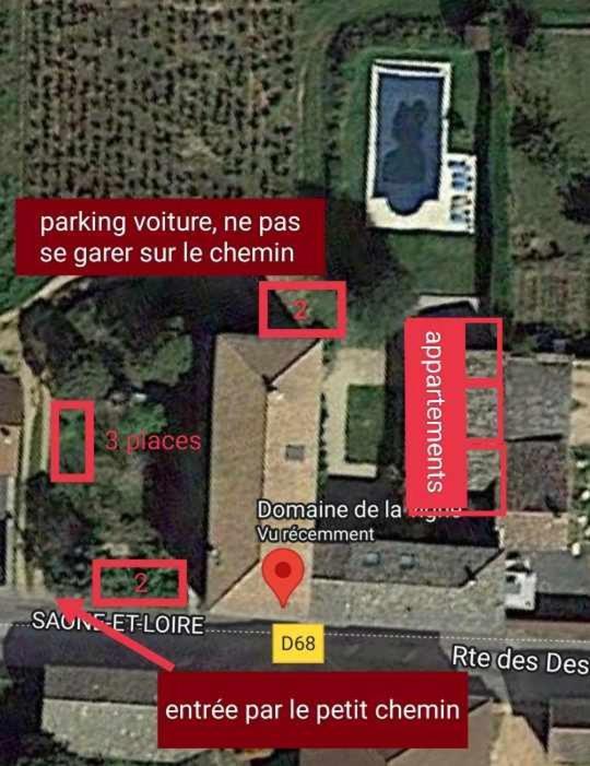 Апартаменты Au Coeur Des Vignes Chenas Du Beaujolais La Chapelle-de-Guinchay Экстерьер фото